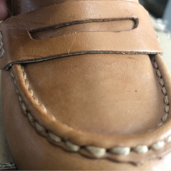 Banana Republic Leather loafer heel SZ 7 - Picture 13 of 16